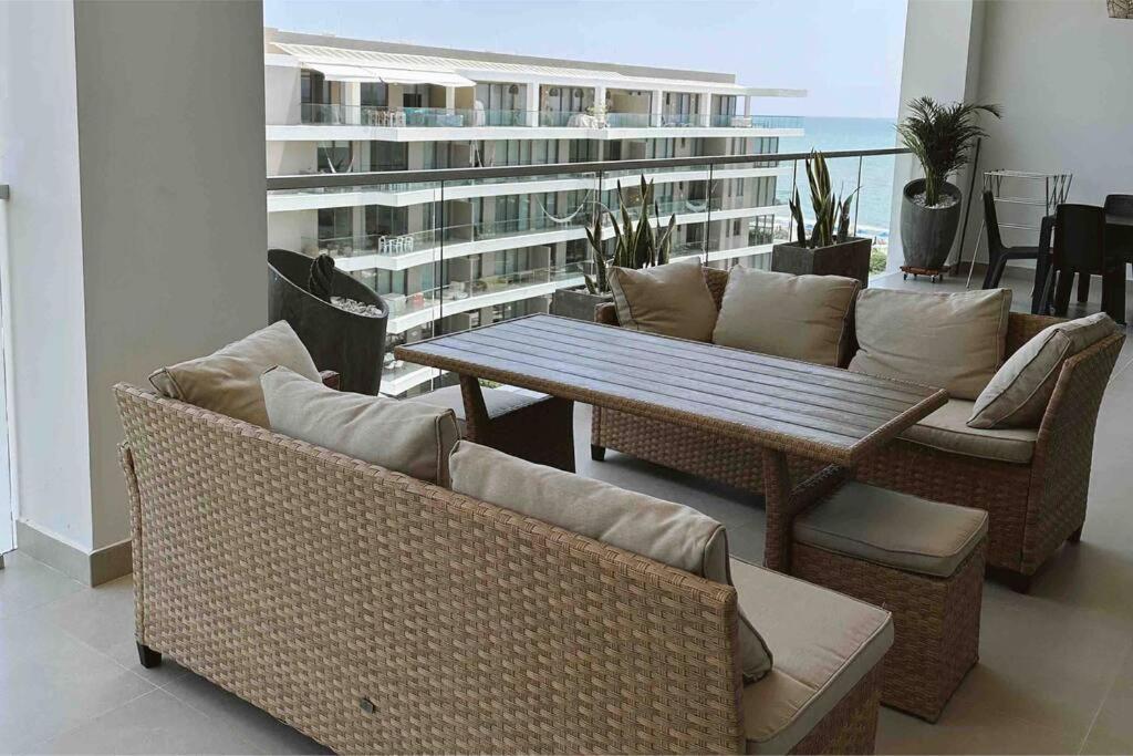 Ferienwohnung Lujoso Penthouse - Vista Al Mar - Playa Privada Cartagena  Exterior foto