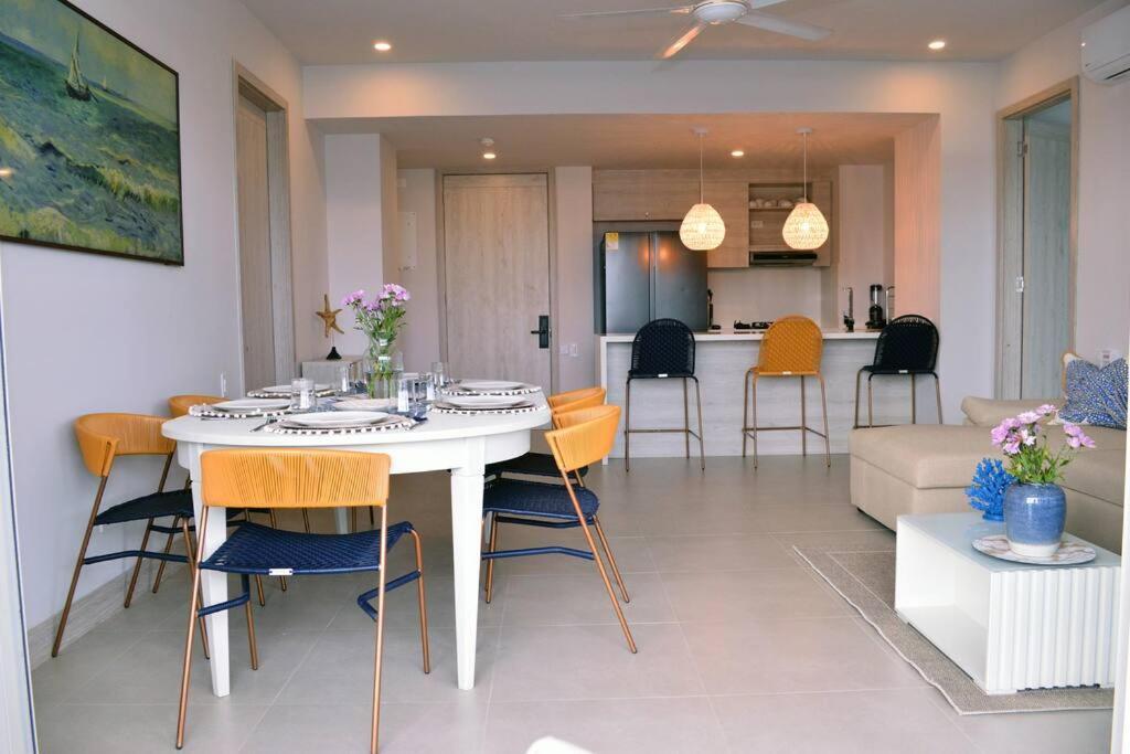 Ferienwohnung Lujoso Penthouse - Vista Al Mar - Playa Privada Cartagena  Exterior foto